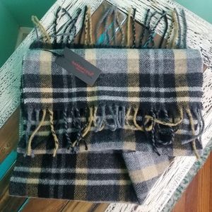 Barbarossa Italian black, gray, and yellow Scarf